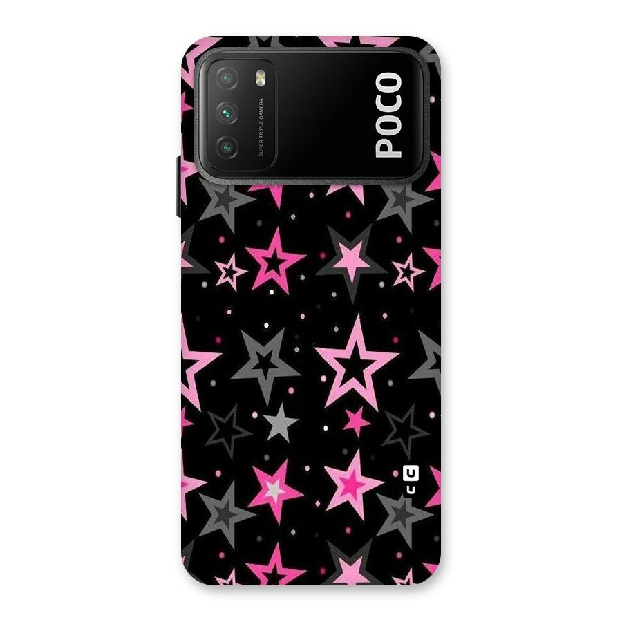 Star Outline Back Case for Poco M3