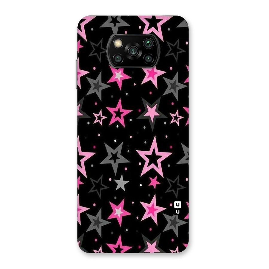 Star Outline Back Case for Poco X3