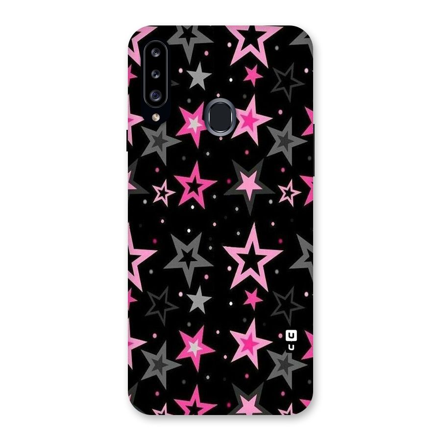 Star Outline Back Case for Samsung Galaxy A20s