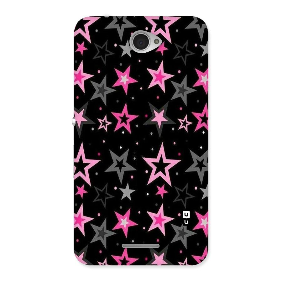 Star Outline Back Case for Sony Xperia E4