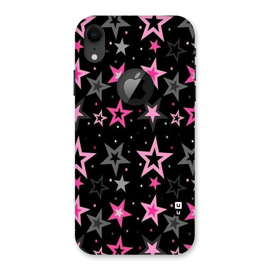 Star Outline Back Case for iPhone XR Logo Cut