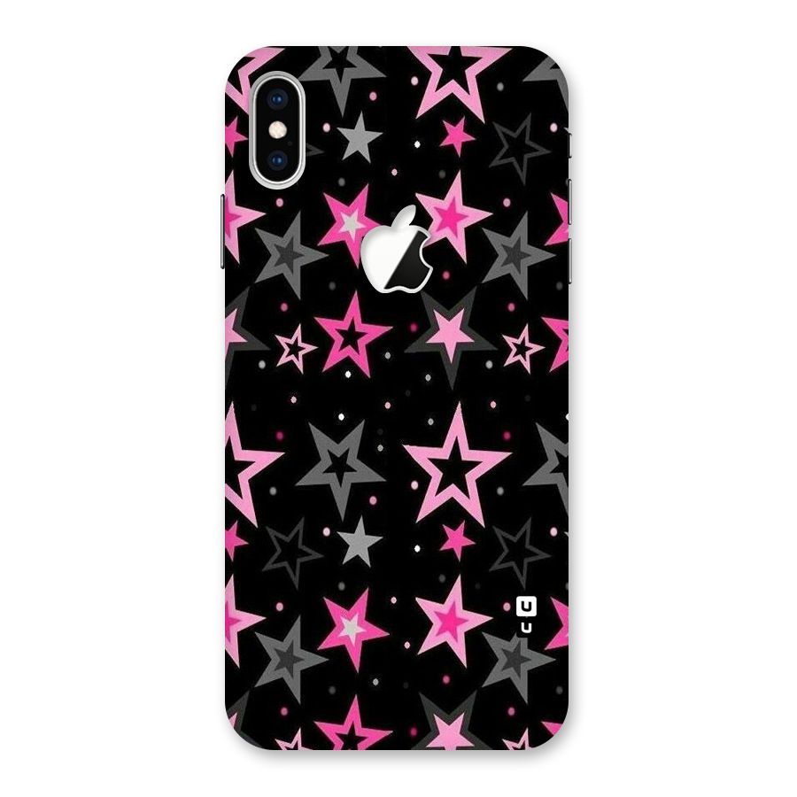 Star Outline Back Case for iPhone XS Max Apple Cut
