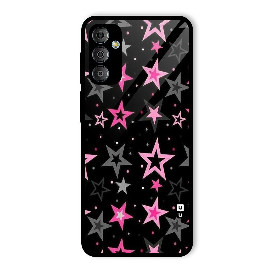 Star Outline Glass Back Case for Galaxy F23