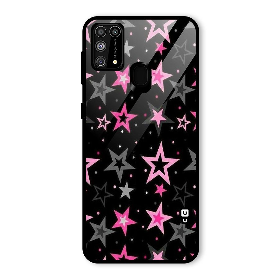 Star Outline Glass Back Case for Galaxy F41