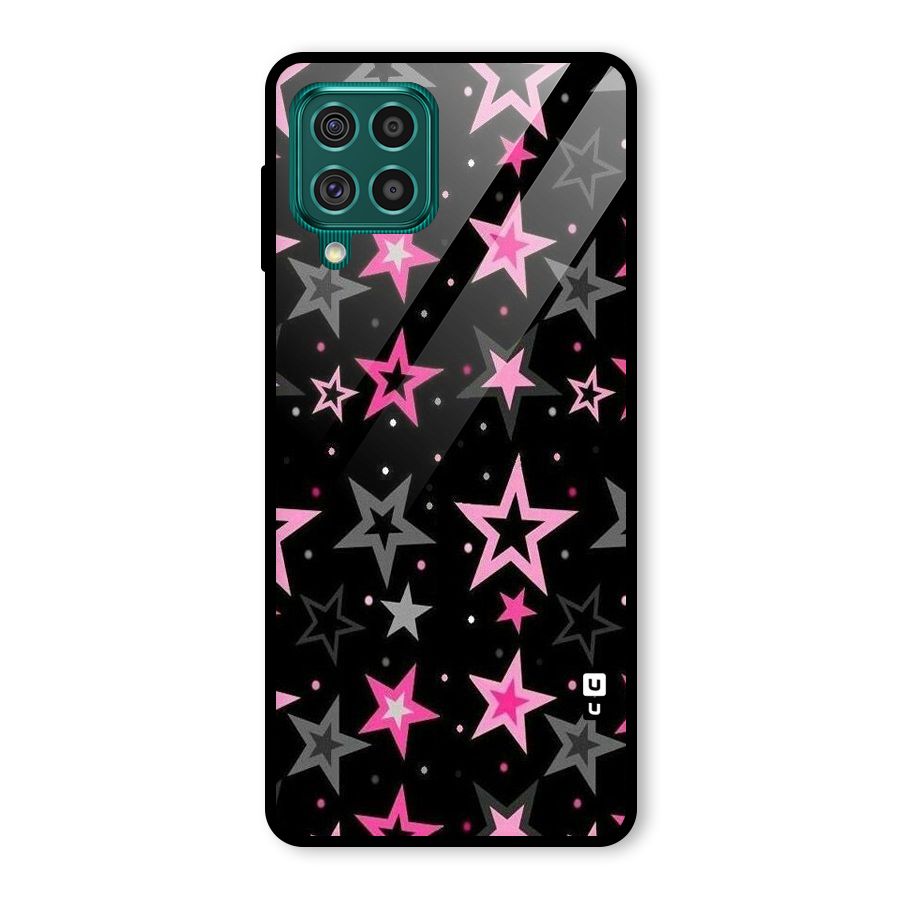 Star Outline Glass Back Case for Galaxy F62