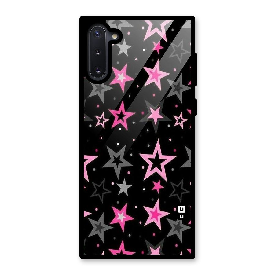 Star Outline Glass Back Case for Galaxy Note 10