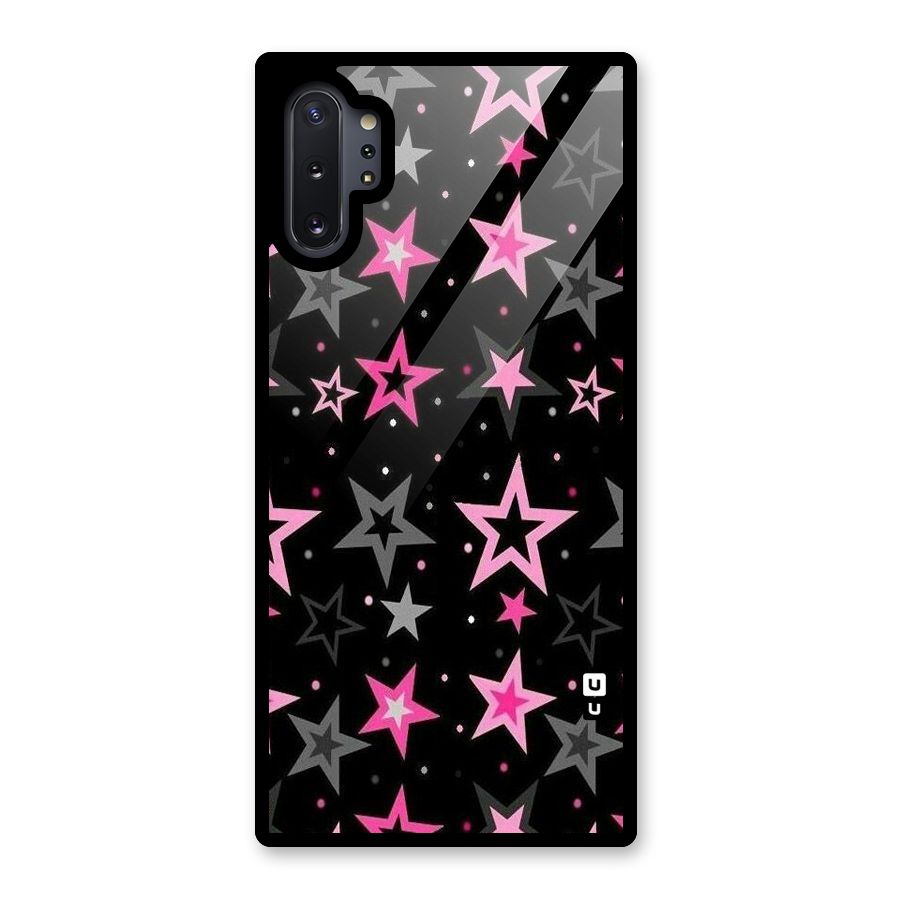 Star Outline Glass Back Case for Galaxy Note 10 Plus