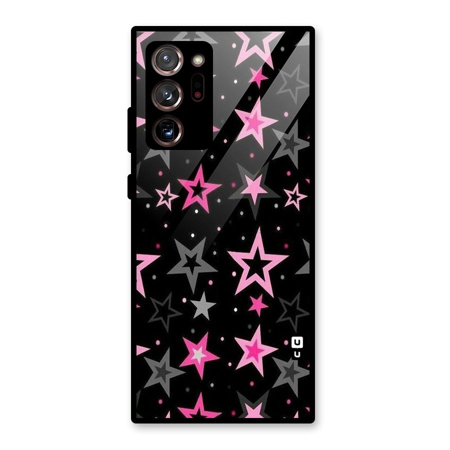 Star Outline Glass Back Case for Galaxy Note 20 Ultra