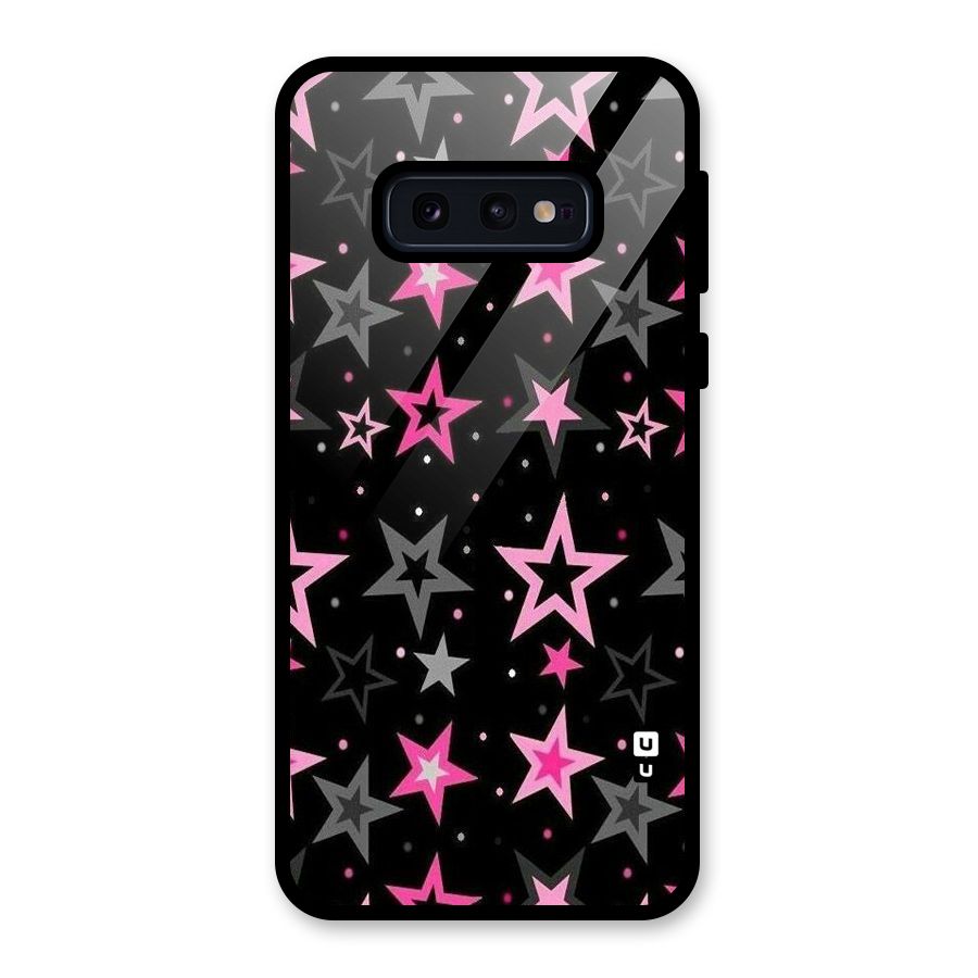 Star Outline Glass Back Case for Galaxy S10e