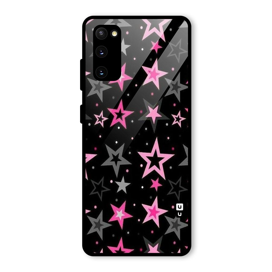 Star Outline Glass Back Case for Galaxy S20 FE