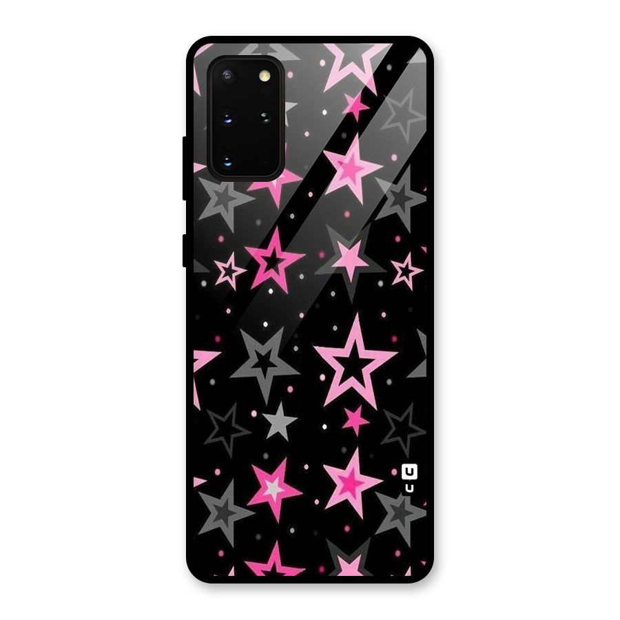 Star Outline Glass Back Case for Galaxy S20 Plus
