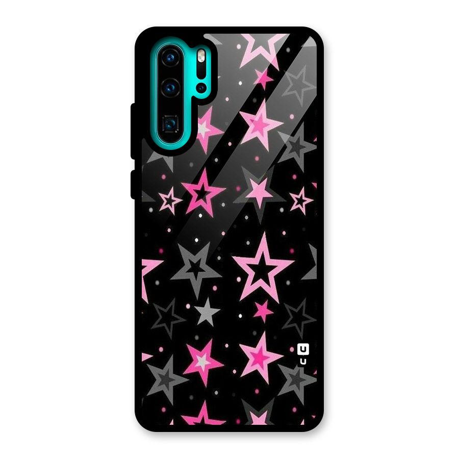 Star Outline Glass Back Case for Huawei P30 Pro