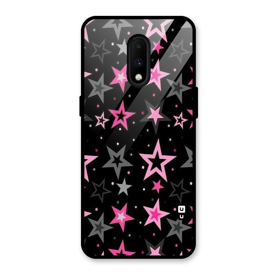 Star Outline Glass Back Case for OnePlus 7