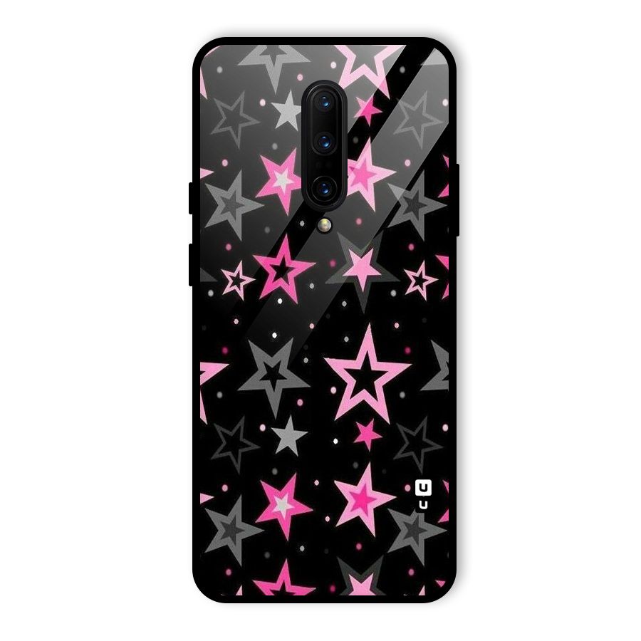 Star Outline Glass Back Case for OnePlus 7 Pro