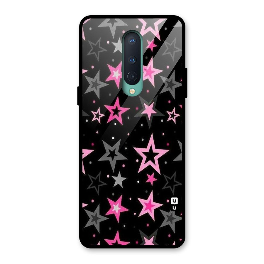Star Outline Glass Back Case for OnePlus 8