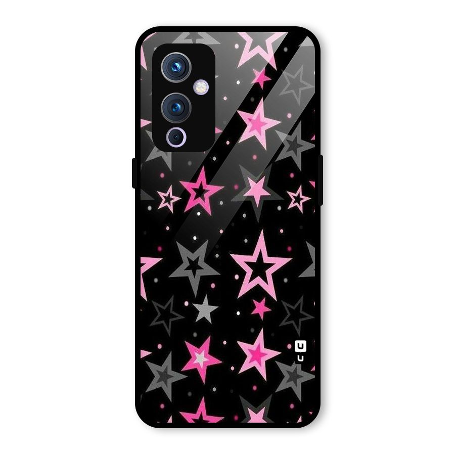 Star Outline Glass Back Case for OnePlus 9