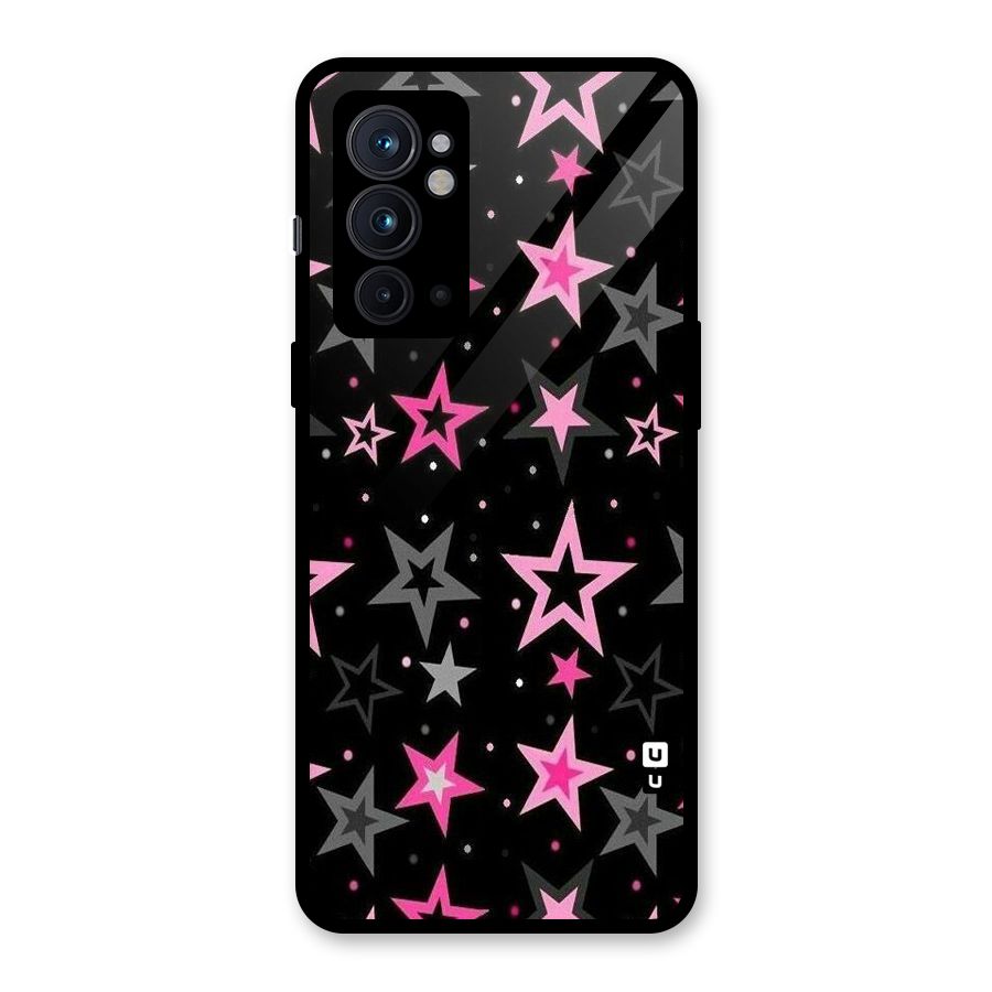 Star Outline Glass Back Case for OnePlus 9RT 5G
