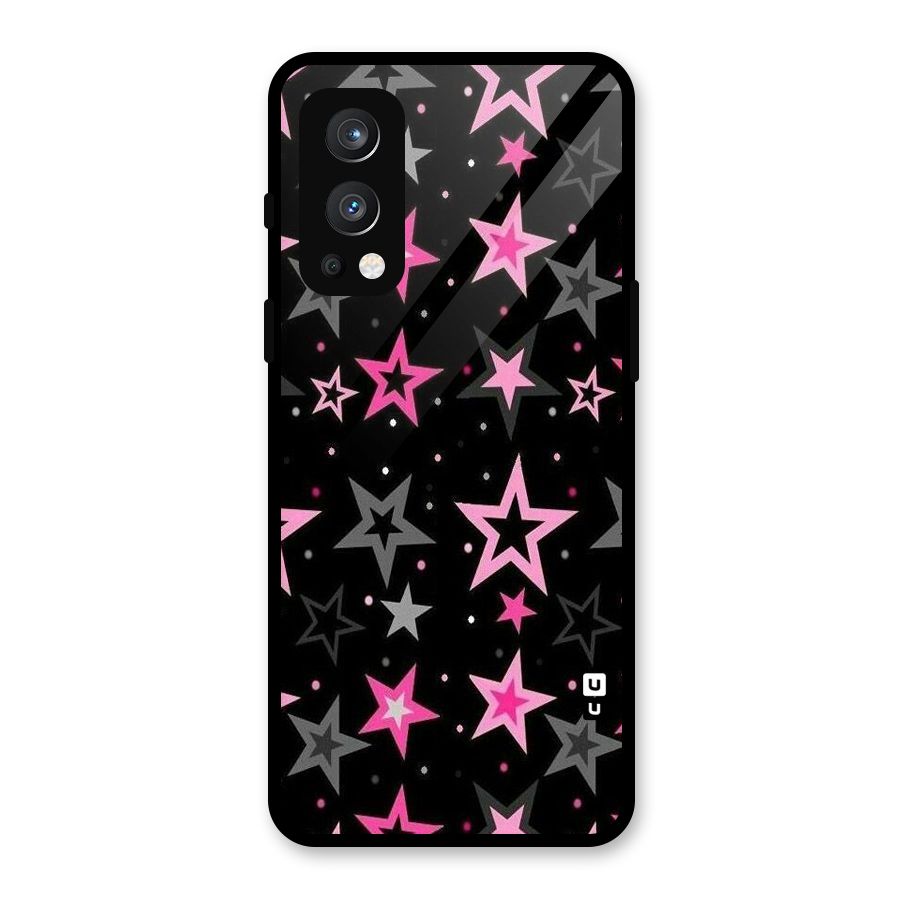 Star Outline Glass Back Case for OnePlus Nord 2 5G