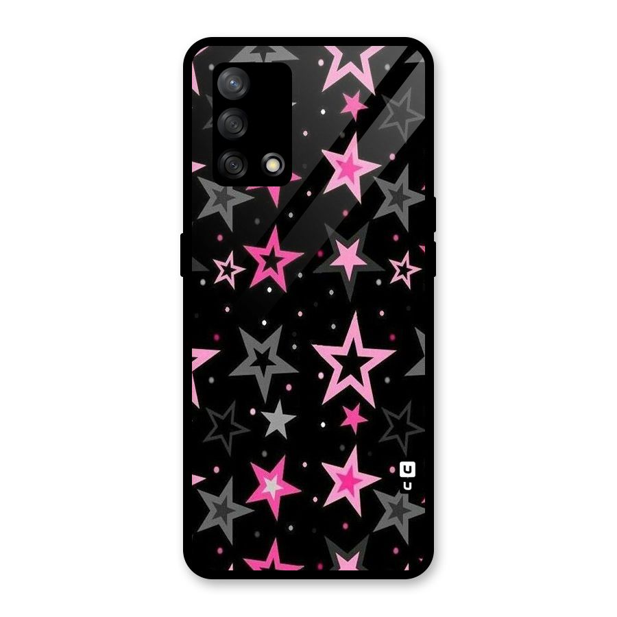 Star Outline Glass Back Case for Oppo F19