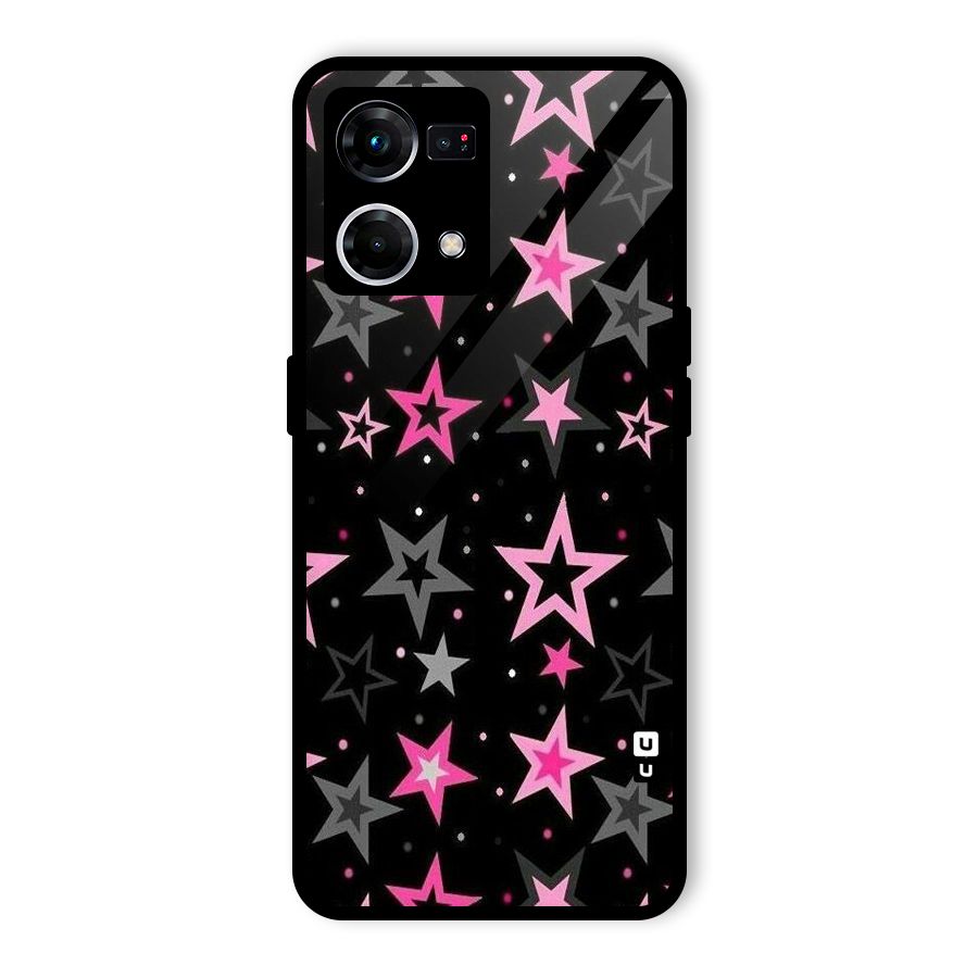 Star Outline Glass Back Case for Oppo F21 Pro 4G