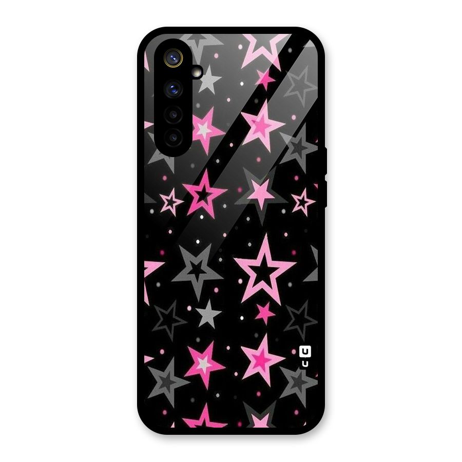 Star Outline Glass Back Case for Realme 6i