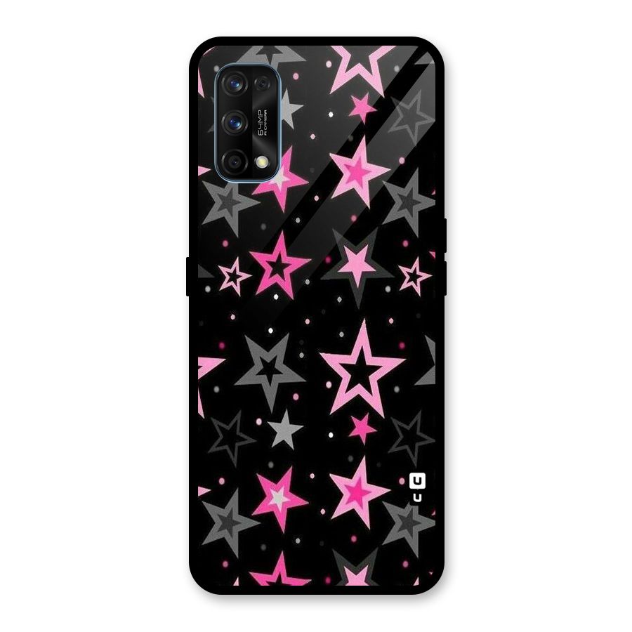 Star Outline Glass Back Case for Realme 7 Pro
