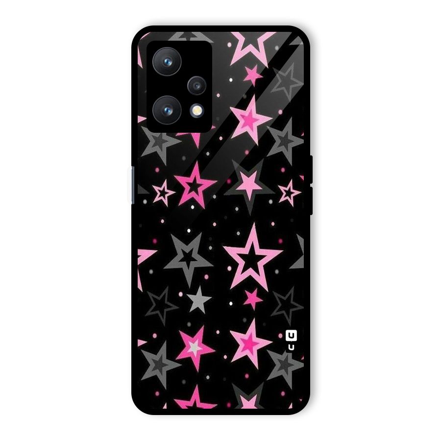 Star Outline Glass Back Case for Realme 9 Pro 5G