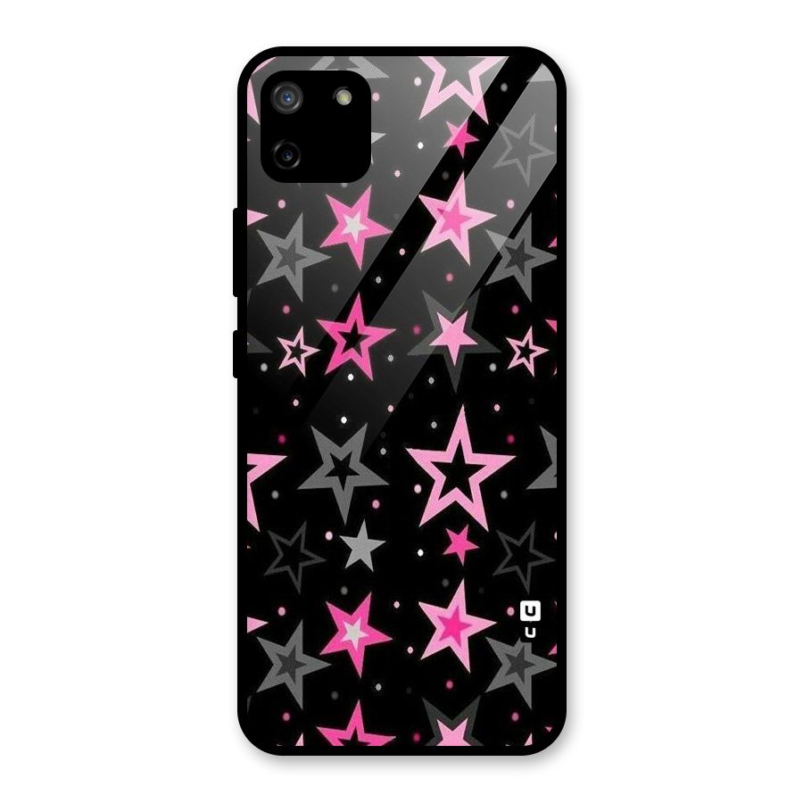 Star Outline Glass Back Case for Realme C11