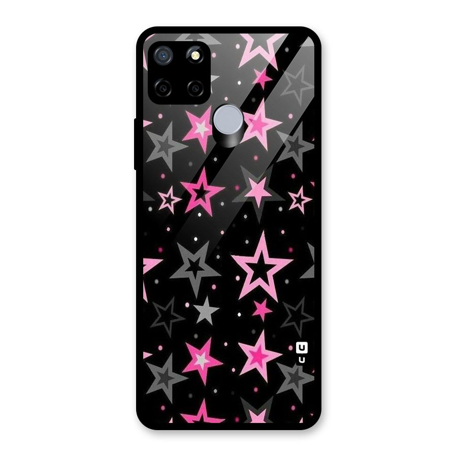 Star Outline Glass Back Case for Realme C12