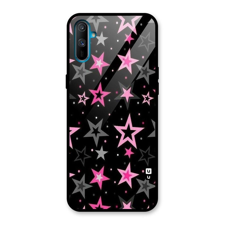 Star Outline Glass Back Case for Realme C3
