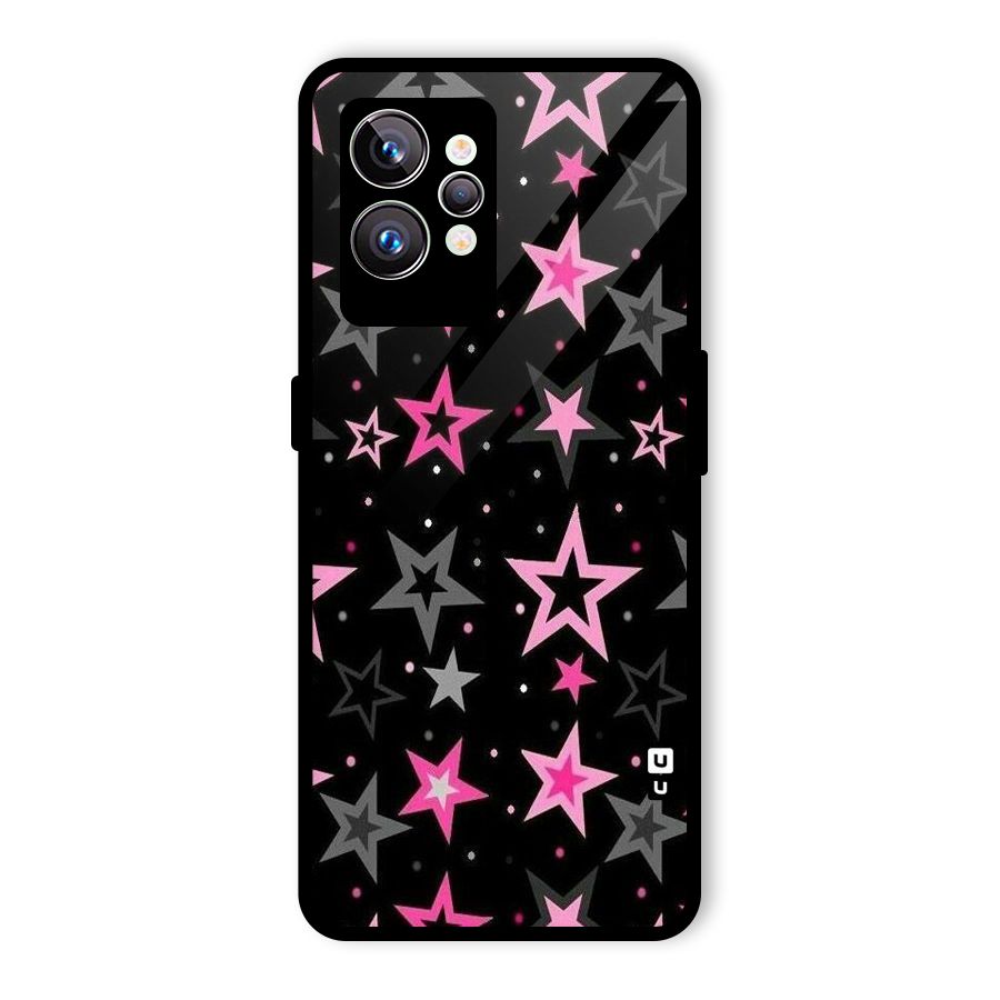 Star Outline Glass Back Case for Realme GT2 Pro