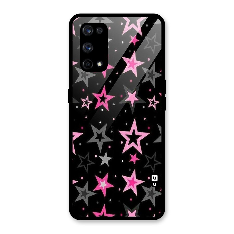 Star Outline Glass Back Case for Realme X7 Pro