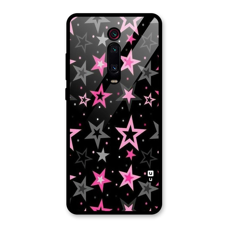 Star Outline Glass Back Case for Redmi K20