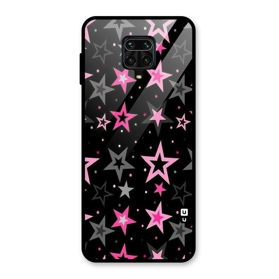 Star Outline Glass Back Case for Redmi Note 10 Lite