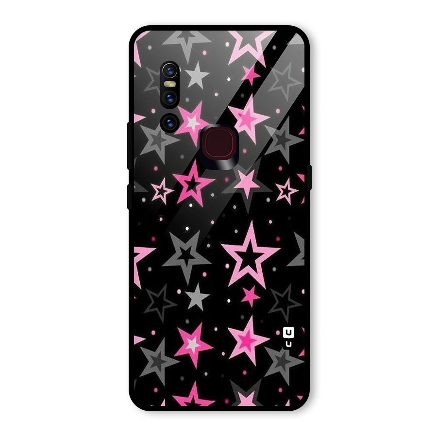 Star Outline Glass Back Case for Vivo V15
