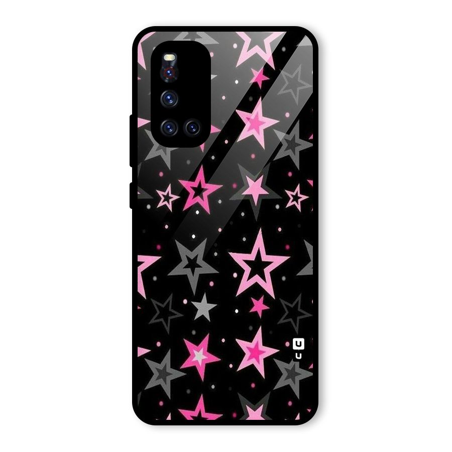Star Outline Glass Back Case for Vivo V19