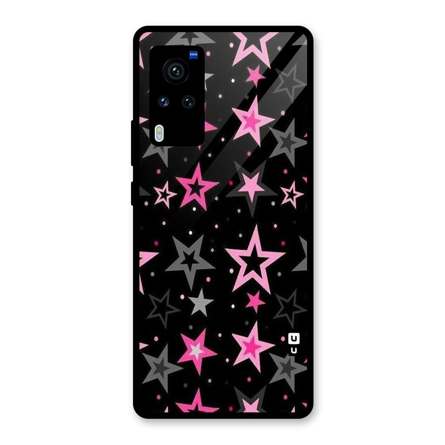 Star Outline Glass Back Case for Vivo X60 Pro