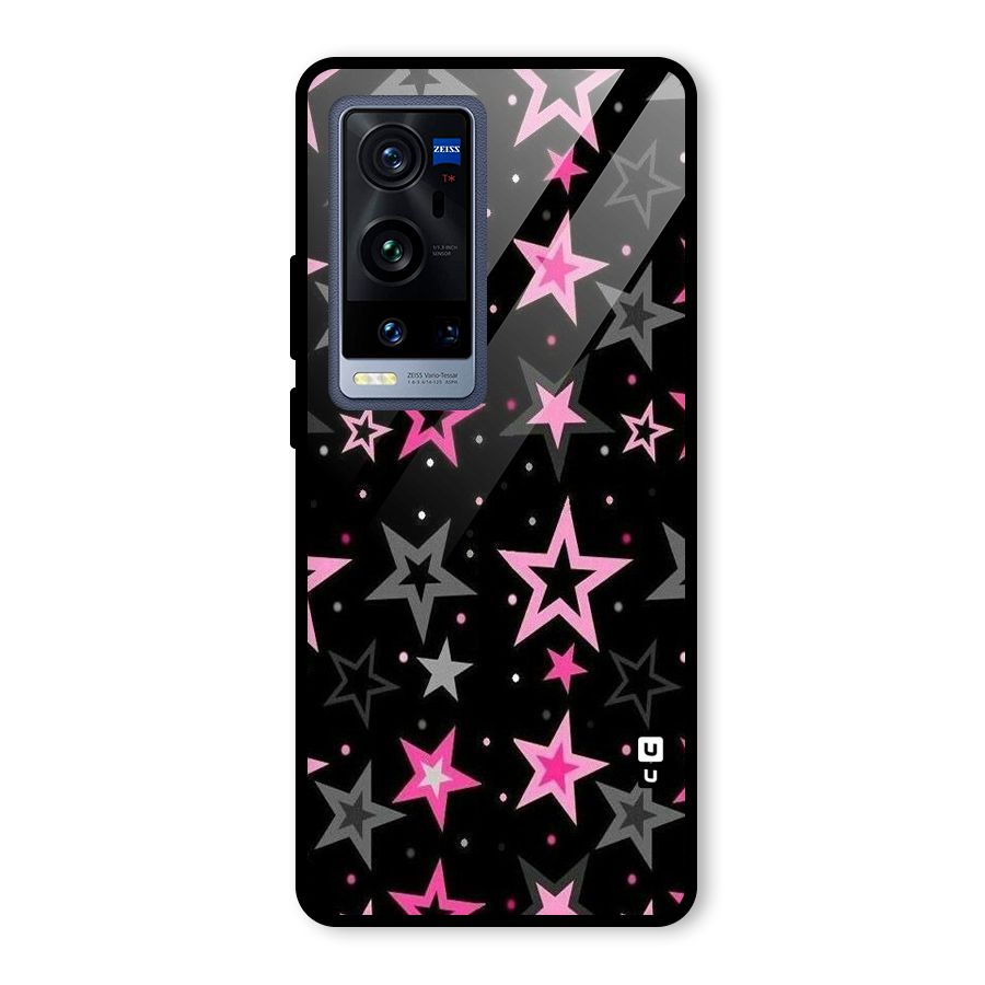 Star Outline Glass Back Case for Vivo X60 Pro Plus