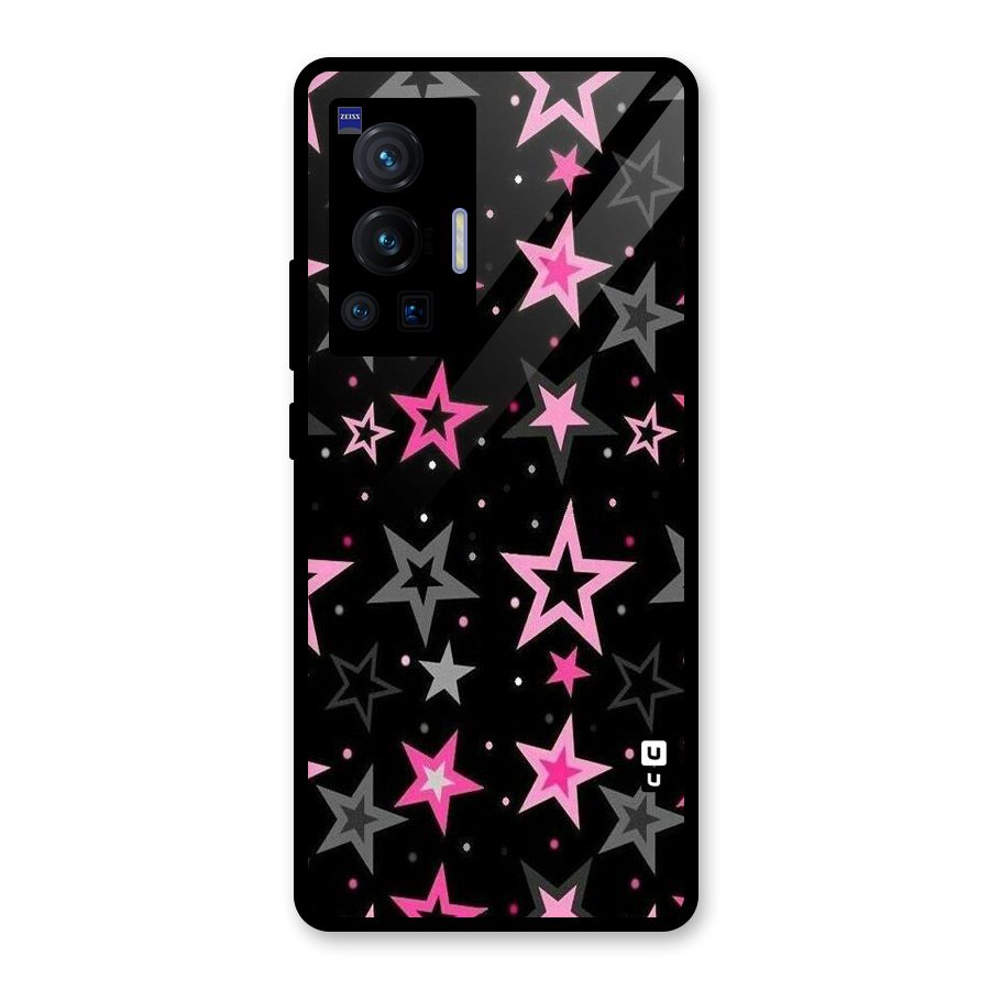 Star Outline Glass Back Case for Vivo X70 Pro