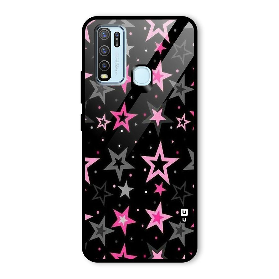 Star Outline Glass Back Case for Vivo Y50