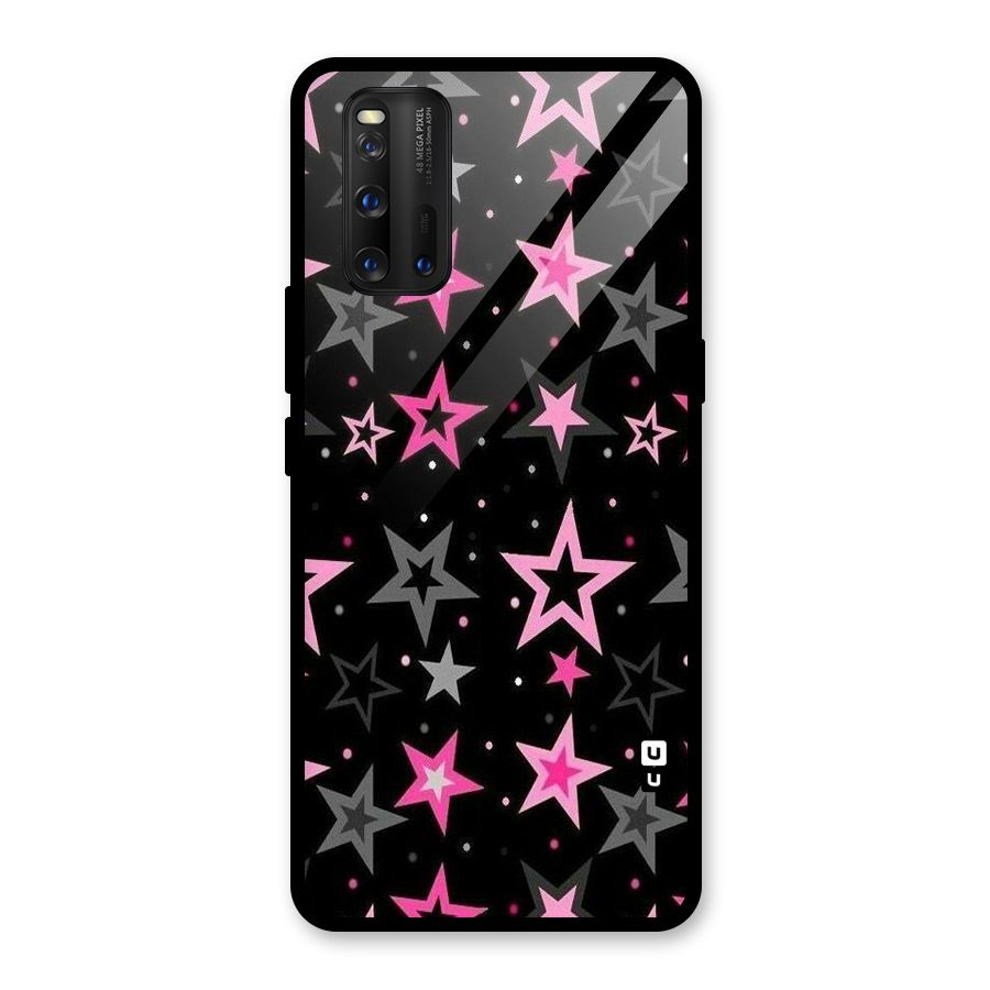Star Outline Glass Back Case for Vivo iQOO 3