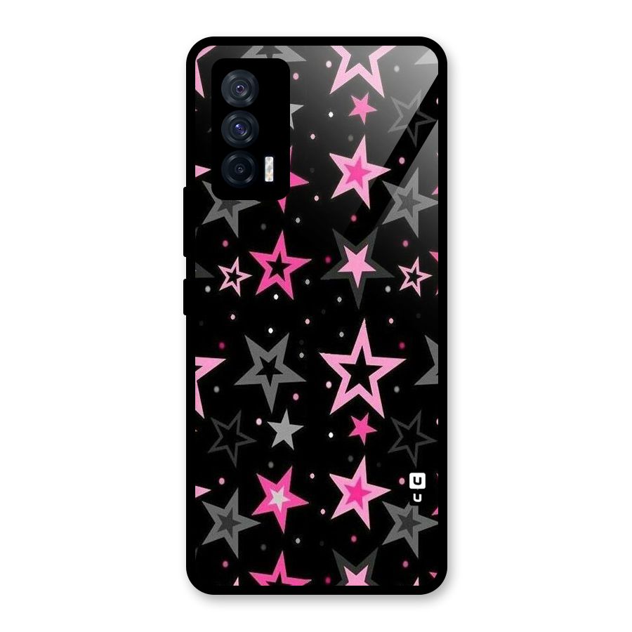 Star Outline Glass Back Case for Vivo iQOO 7 5G