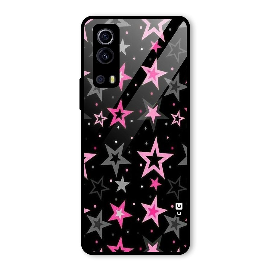 Star Outline Glass Back Case for Vivo iQOO Z3