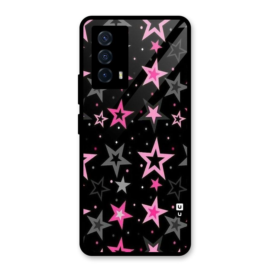 Star Outline Glass Back Case for Vivo iQOO Z5