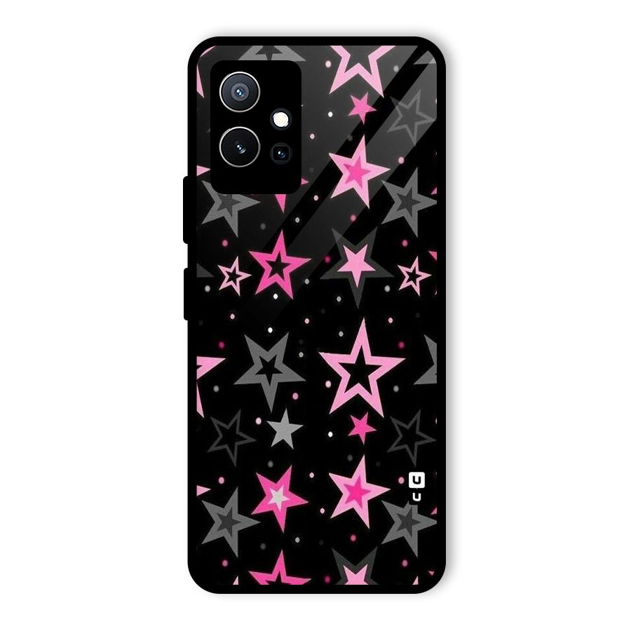 Star Outline Glass Back Case for Vivo iQOO Z6