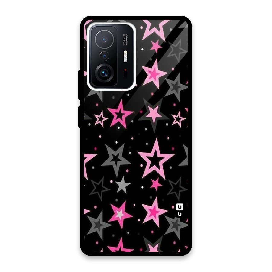 Star Outline Glass Back Case for Xiaomi 11T Pro