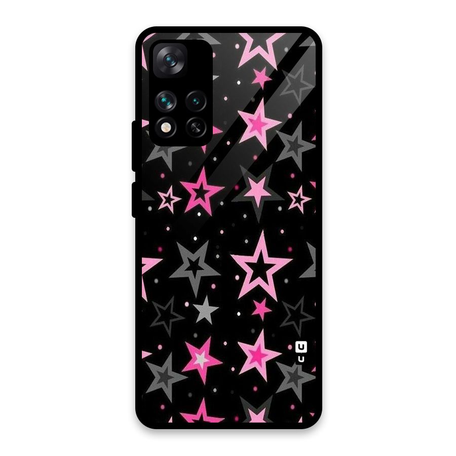 Star Outline Glass Back Case for Xiaomi 11i HyperCharge 5G