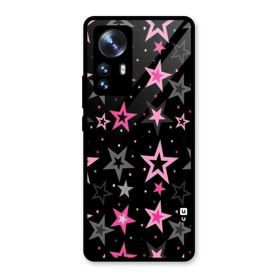 Star Outline Glass Back Case for Xiaomi 12 Pro