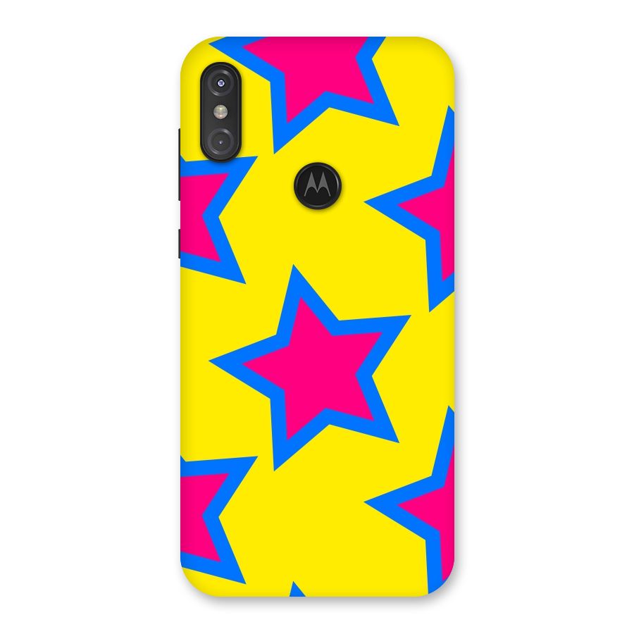 Star Pattern Back Case for Motorola One Power