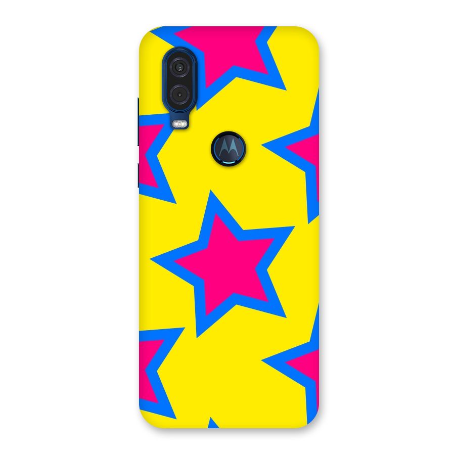 Star Pattern Back Case for Motorola One Vision